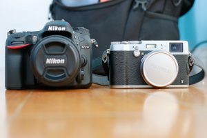 Here is the Fuji X100T compared with a Nikon D7200 + 50mm f/1.4 lens