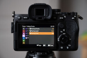 sony a7 iv focus peaking settings