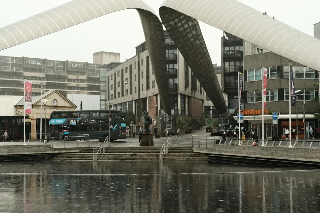 A street Photo of Coventry taken with the Fujifilm X-T5 and 35mm f2 lens.