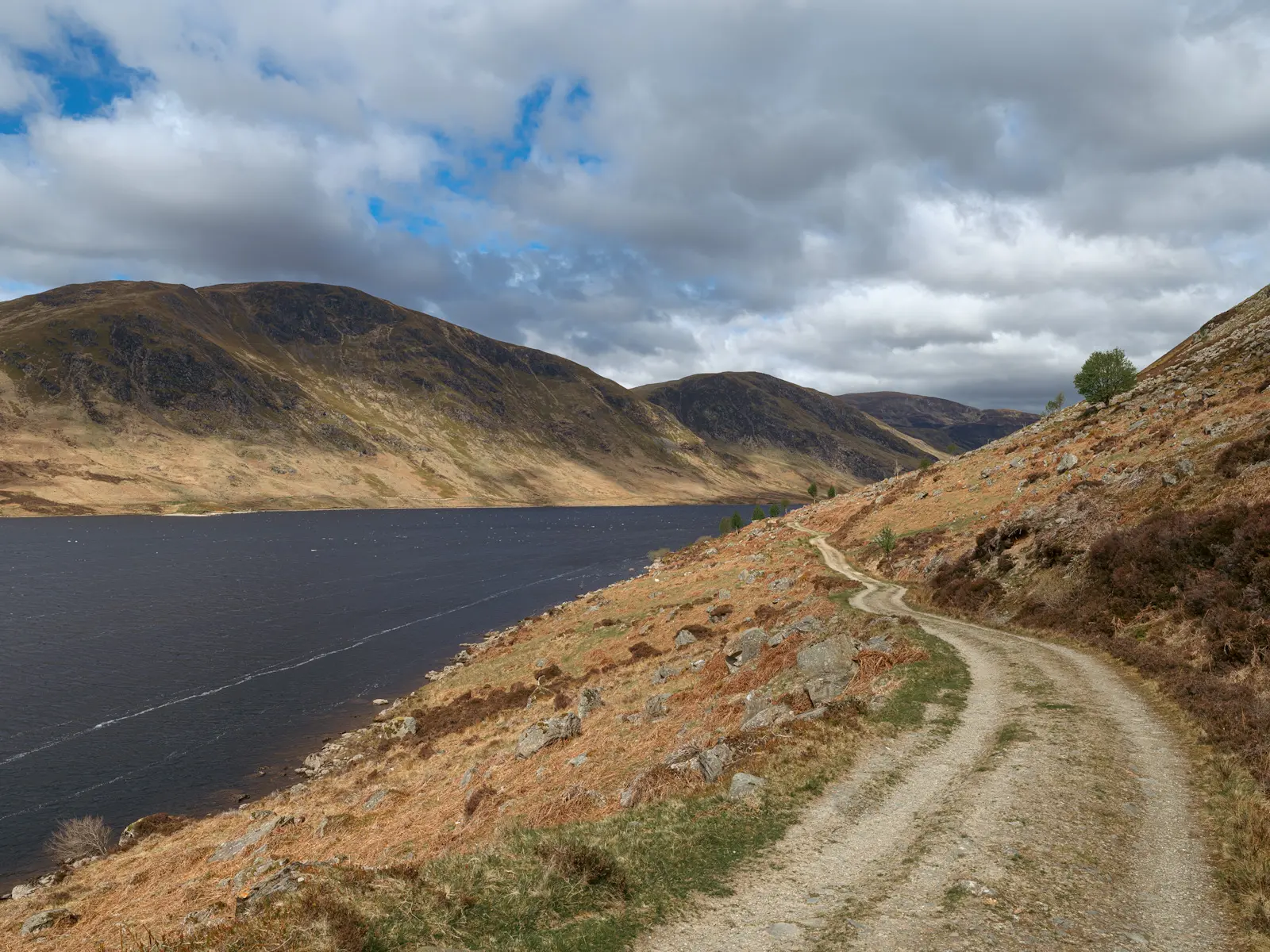 Loch Turret in the Scottish Highlands photographed on the Fujifilm GFX100S and Fuji GF 20-35mm f/4 lens.