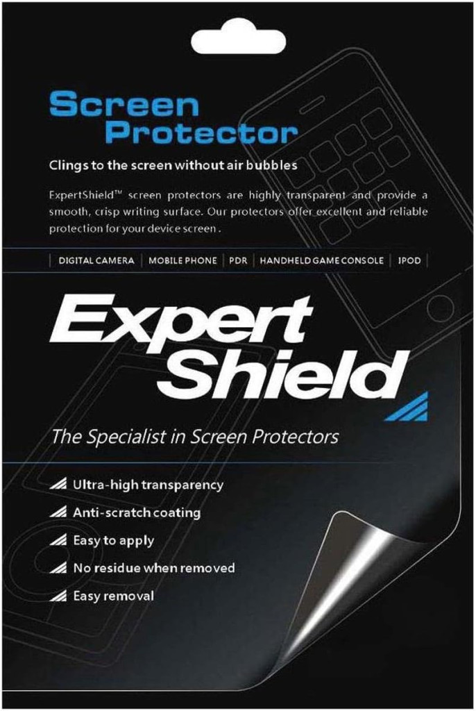 Expert Shield sceen protector packaging. 